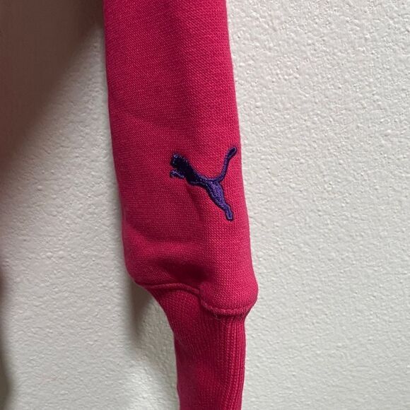 Puma | Size Small Cerise-Blackberry Cordial Zip-Up Fleece‎ Jacket – NWT - Picture 8 of 13